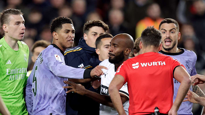 Fin de match sous tension rentre Madrid et Valence