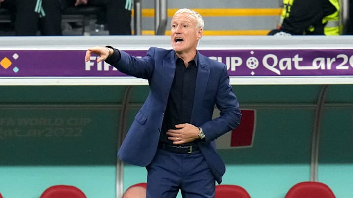 Deschamps was without two key players in training