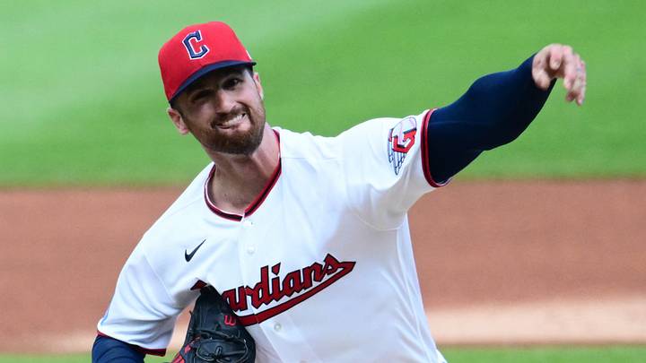 Aug 6, 2026; Cleveland, Ohio, USA; Cleveland Guardians pitcher Foster Griffin (22) throws a pitch during the first inning against the New York Mets at Progressive Field. Mandatory Credit: Ken Blaze-Imagn Images Aug 6, 2026; Cleveland, Ohio, USA; Cleveland Guardians pitcher Foster Griffin (22) throws a pitch during the first inning against the New York Mets at Progressive Field. Mandatory Credit: Ken Blaze-Imagn Images