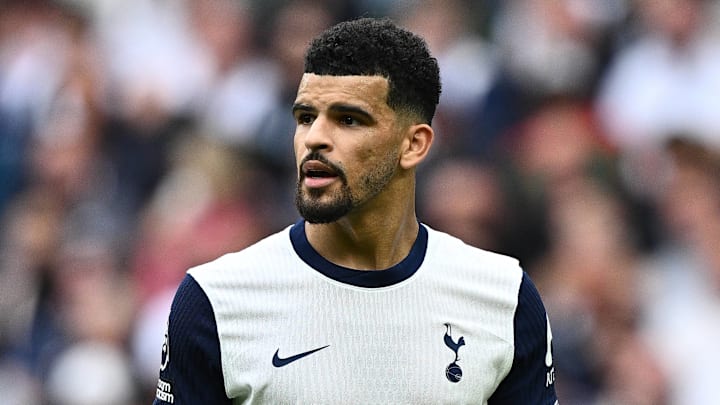 Dominic Solanke leads the line for Spurs