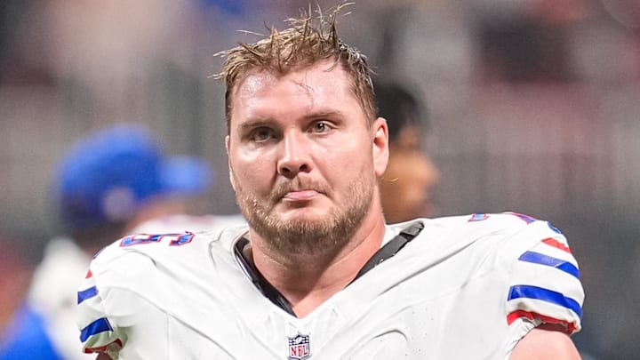 Buffalo Bills guard David Edwards (76). Mandatory Credit: Dale Zanine-Imagn Images