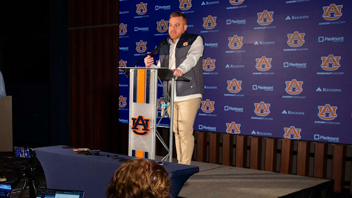 For some reason, Alex Golesh is being doubted by AL.com's Andrew Hammond because he overhauled Auburn's roster