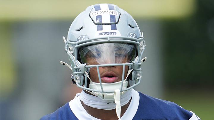Dallas Cowboys defensive back Caleb Downs