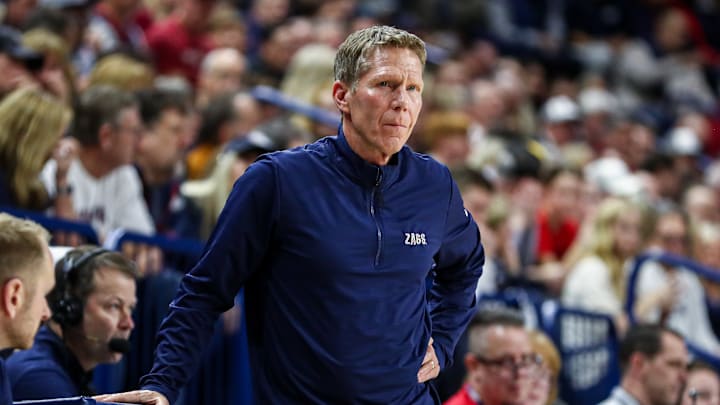 Gonzaga Bulldogs head coach Mark Few. Gonzaga Bulldogs head coach Mark Few.