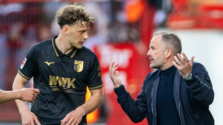 Yannik Keitel wird weiterhin mit FCA-Coach Manuel Baum zusammenarbeiten Yannik Keitel wird weiterhin mit FCA-Coach Manuel Baum zusammenarbeiten