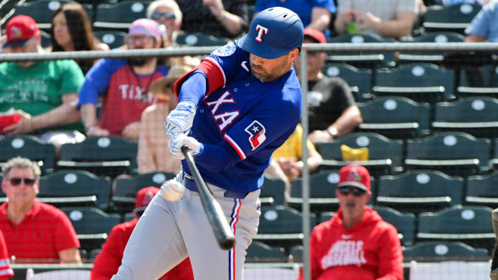 Texas Rangers second baseman Tyler Wade. Texas Rangers second baseman Tyler Wade.