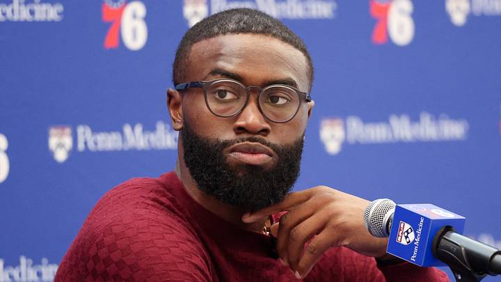 Philadelphia 76ers guard Jaylen Brown.