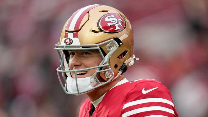 San Francisco 49ers quarterback Mac Jones 