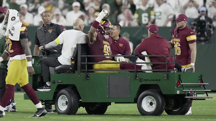 Washington Commanders defensive end Deatrich Wise Jr. is done for the year.