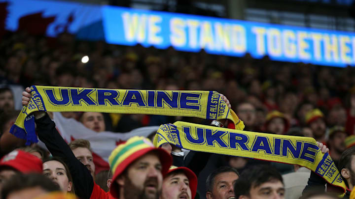 Bufandas de apoyo a Ucrania