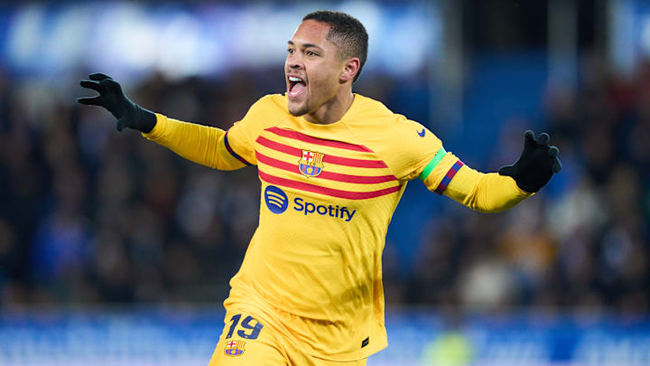 Vitor Roque debutó en enero de 2024 con el FC Barcelona 
