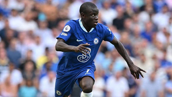 Kante is back in action