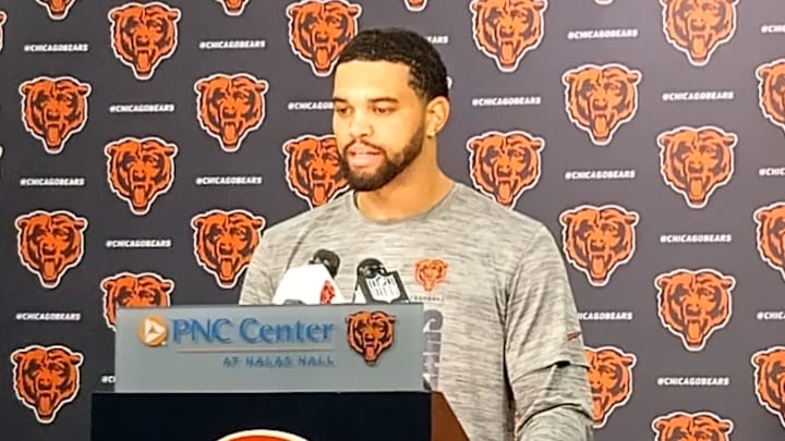 Chicago Bears quarterback Caleb Williams