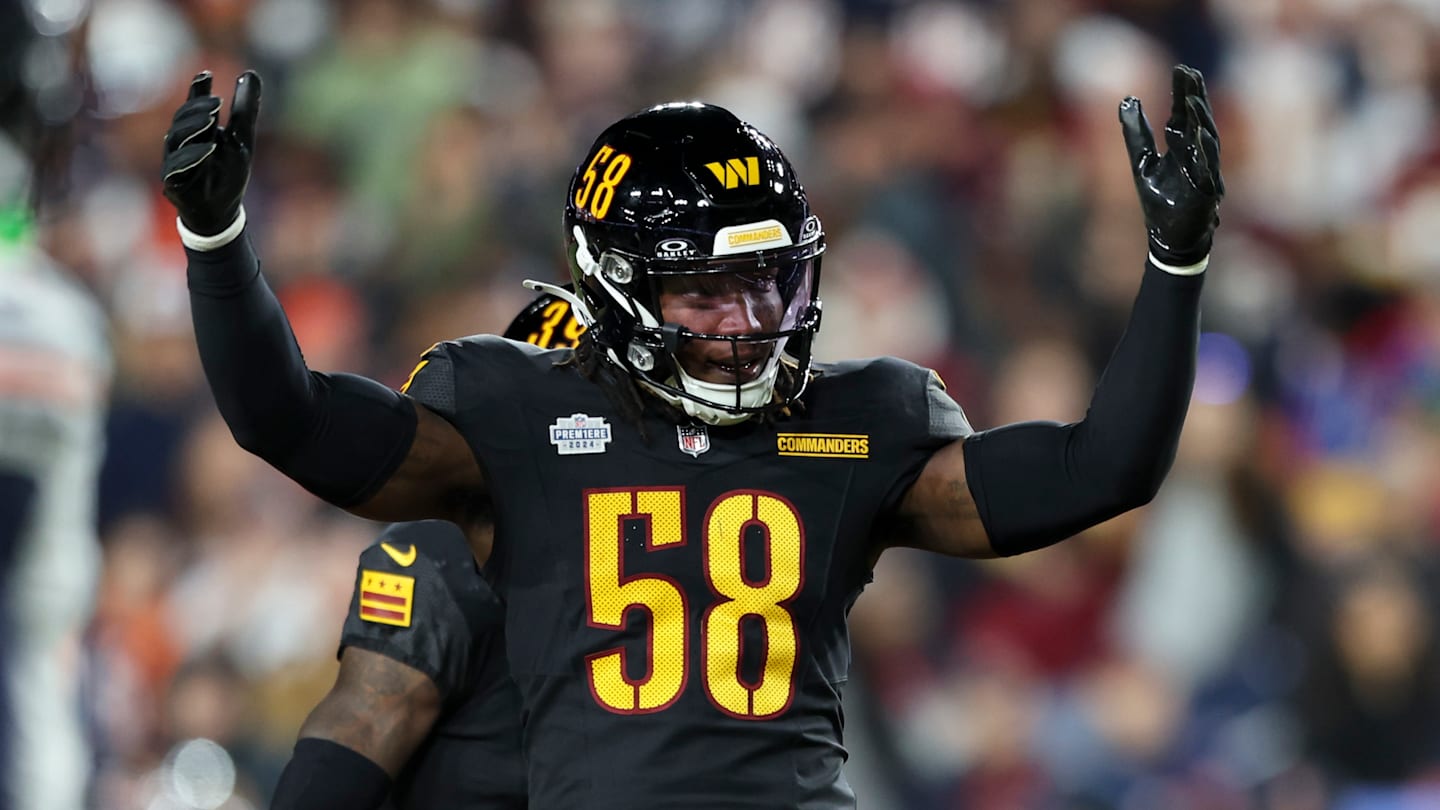 Commanders' draft pick is one crushing play from catastrophe against Giants
