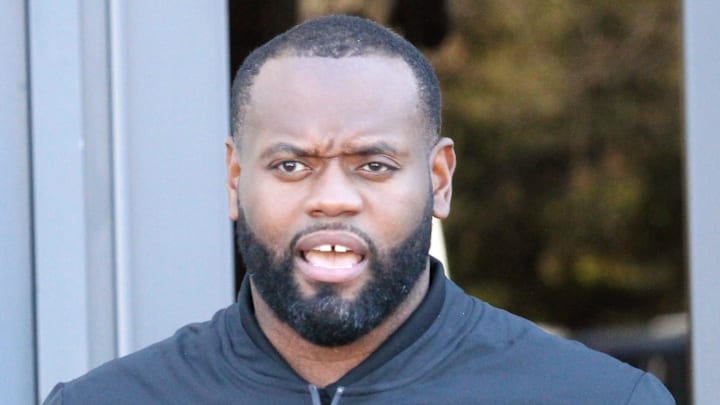 FSU offensive line coach Alex Atkins FSU offensive line coach Alex Atkins