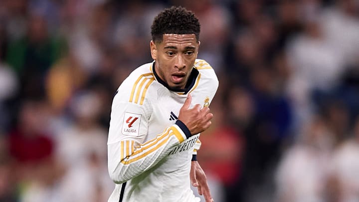 Jude Bellingham, milieu de terrain du Real Madrid. Jude Bellingham, milieu de terrain du Real Madrid.