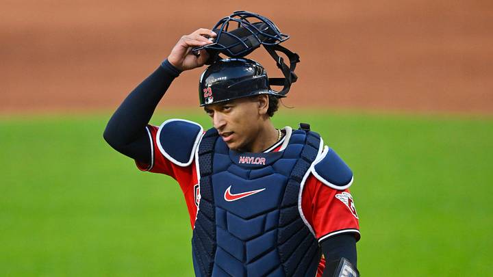 Apr 28, 2026; Cleveland, Ohio, USA; Cleveland Guardians catcher Bo Naylor (23) walks on the field in the sixth inning against the Tampa Bay Rays at Progressive Field. Mandatory Credit: David Richard-Imagn Images Apr 28, 2026; Cleveland, Ohio, USA; Cleveland Guardians catcher Bo Naylor (23) walks on the field in the sixth inning against the Tampa Bay Rays at Progressive Field. Mandatory Credit: David Richard-Imagn Images