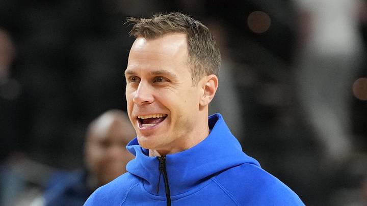 Mar 18, 2026; Greenville, SC, USA; Duke Blue Devils head coach Jon Scheyer during a practice session ahead of the first round of the men's 2026 NCAA Tournament at Bon Secours Wellness Arena. Mandatory Credit: Bob Donnan-Imagn Images Mar 18, 2026; Greenville, SC, USA; Duke Blue Devils head coach Jon Scheyer during a practice session ahead of the first round of the men's 2026 NCAA Tournament at Bon Secours Wellness Arena. Mandatory Credit: Bob Donnan-Imagn Images