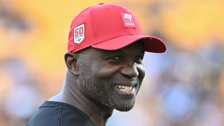 Todd Bowles shared some positive news for the Tampa Bay Buccaneers regarding a few key injured players. (Mandatory Credit: Barry Reeger-Imagn Images)