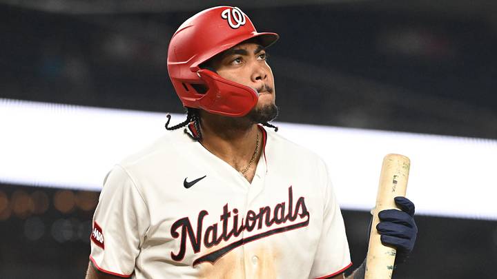 Washington Nationals outfielder James Wood Washington Nationals outfielder James Wood