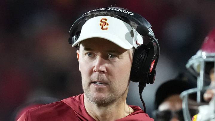 Sep 4, 2026; Los Angeles, California, USA; Southern California Trojans head coach Lincoln Riley watches against the Fresno State Bulldogs in the second half at United Airlines Field at Los Angeles Memorial Coliseum. Mandatory Credit: Kirby Lee-Imagn Images Sep 4, 2026; Los Angeles, California, USA; Southern California Trojans head coach Lincoln Riley watches against the Fresno State Bulldogs in the second half at United Airlines Field at Los Angeles Memorial Coliseum. Mandatory Credit: Kirby Lee-Imagn Images