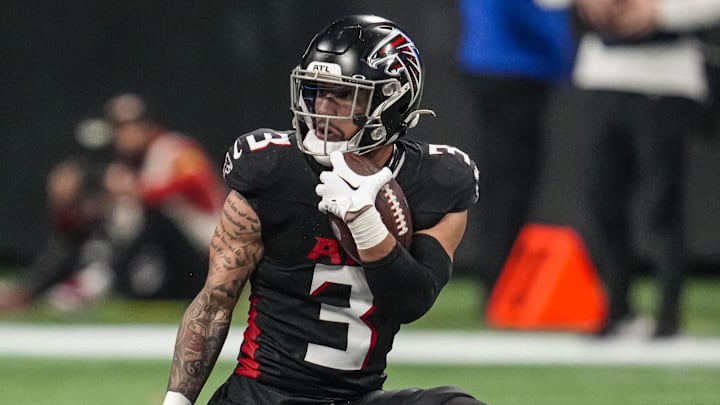 Atlanta Falcons safety Jessie Bates III Atlanta Falcons safety Jessie Bates III