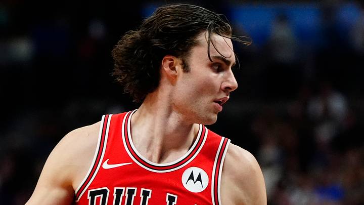 Oct 11, 2026; Denver, Colorado, USA; Chicago Bulls guard Josh Giddey (3) controls the ball in the second half against the Denver Nuggets at Ball Arena. Mandatory Credit: Ron Chenoy-Imagn Images Oct 11, 2026; Denver, Colorado, USA; Chicago Bulls guard Josh Giddey (3) controls the ball in the second half against the Denver Nuggets at Ball Arena. Mandatory Credit: Ron Chenoy-Imagn Images