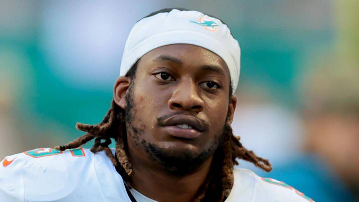 Miami Dolphins running back Jaylen Wright