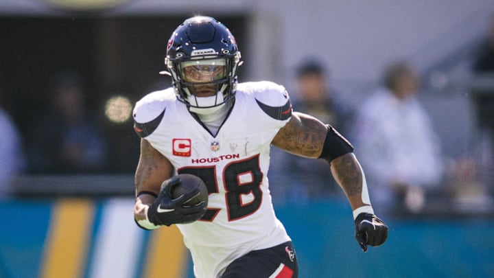 Texans RB Joe Mixon is dealing with an injured foot that has his status for the start of this season in question.