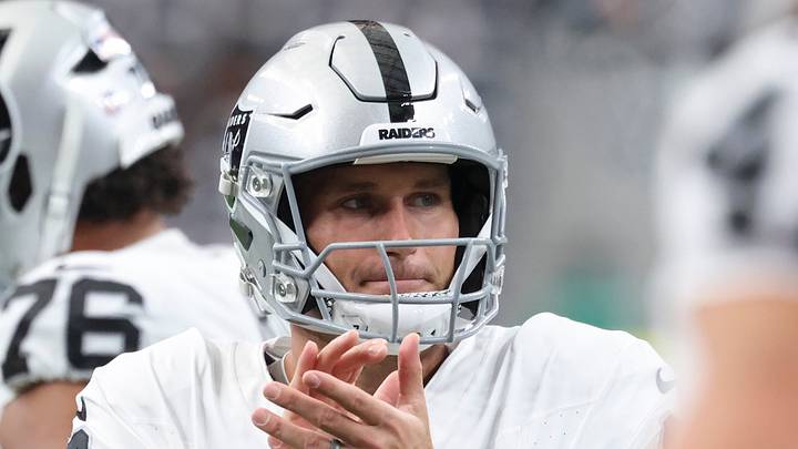 Aug 20, 2026; Houston, Texas, USA; Las Vegas Raiders quarterback Kirk Cousins (8) before the game against the Houston Texans at Reliant Stadium. Mandatory Credit: Troy Taormina-Imagn Images Aug 20, 2026; Houston, Texas, USA; Las Vegas Raiders quarterback Kirk Cousins (8) before the game against the Houston Texans at Reliant Stadium. Mandatory Credit: Troy Taormina-Imagn Images