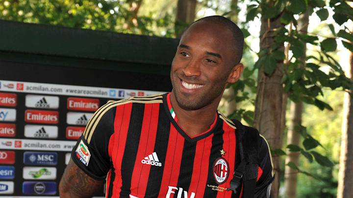 Kobe Bryant's love of soccer inspired new Nike cleats. Kobe Bryant's love of soccer inspired new Nike cleats.