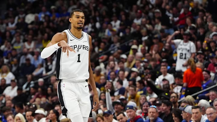 San Antonio Spurs forward Victor Wembanyama has dropped in the latest MVP odds. San Antonio Spurs forward Victor Wembanyama has dropped in the latest MVP odds.