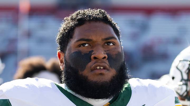 Nov 22, 2025; Tucson, Arizona, USA; Baylor Bears defensive lineman Samu Taumanupepe (88) against the Arizona Wildcats at Casino Del Sol Stadium. Mandatory Credit: Mark J. Rebilas-Imagn Images Nov 22, 2025; Tucson, Arizona, USA; Baylor Bears defensive lineman Samu Taumanupepe (88) against the Arizona Wildcats at Casino Del Sol Stadium. Mandatory Credit: Mark J. Rebilas-Imagn Images
