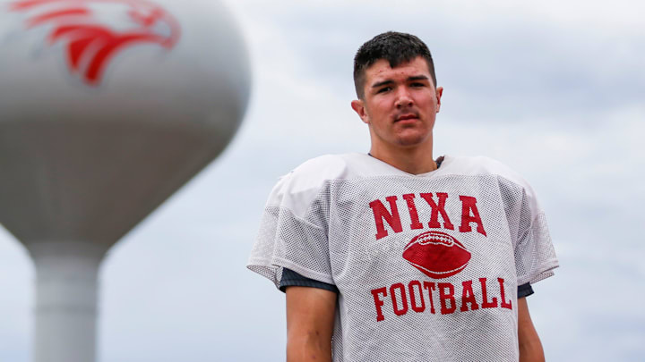 Nixa High School freshman Jackson Cantwell is a 6-foot-8 multi-sport athlete and has already scored a 33 on the ACT.

Tnixa Football00009