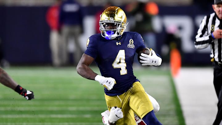 Notre Dame should have Jeremiyah Love on the field against Penn State after dealing with a knee injury. Notre Dame should have Jeremiyah Love on the field against Penn State after dealing with a knee injury.
