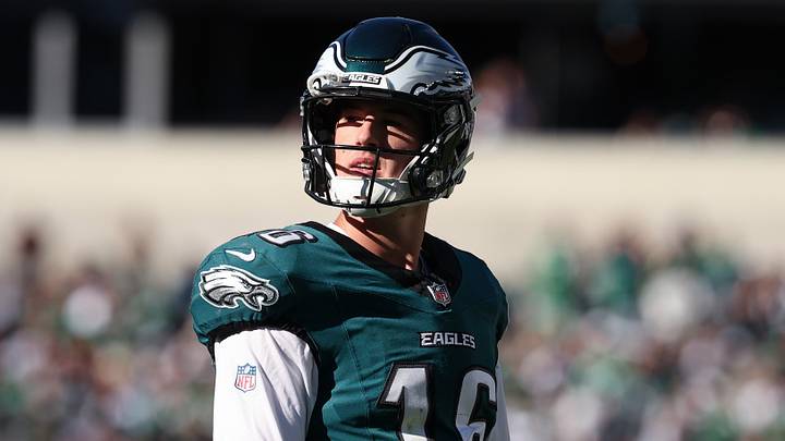Philadelphia Eagles quarterback Tanner McKee Philadelphia Eagles quarterback Tanner McKee
