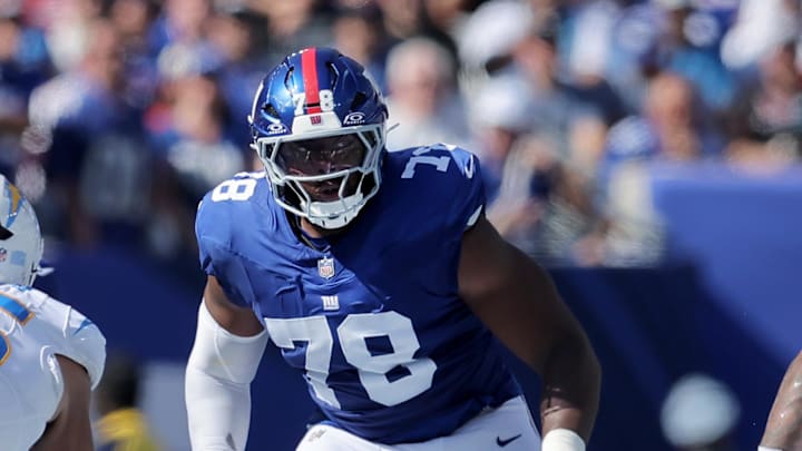 New York Giants offensive tackle Andrew Thomas played his first full game last week since suffering a lisfranc injury nearly a year ago.