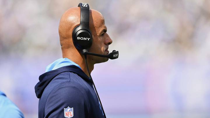 Sep 20, 2026; Nashville, Tennessee, USA; Tennessee Titans head coach Robert Saleh during the third quarter at Nissan Stadium. Mandatory Credit: Steve Roberts-Imagn Images Sep 20, 2026; Nashville, Tennessee, USA; Tennessee Titans head coach Robert Saleh during the third quarter at Nissan Stadium. Mandatory Credit: Steve Roberts-Imagn Images