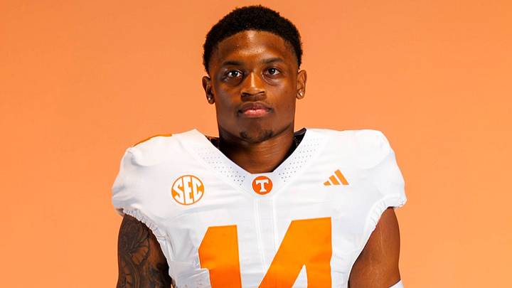 Tennessee wide receiver Braylon Staley in the new white Adidas uniform.