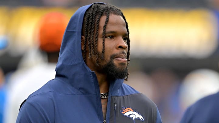 Denver Broncos linebacker Dre Greenlaw 