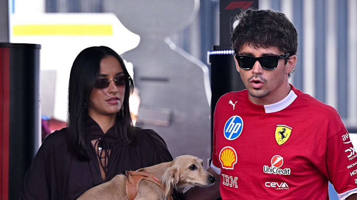 Alexandra Saint Mleux and Charles Leclerc Alexandra Saint Mleux and Charles Leclerc