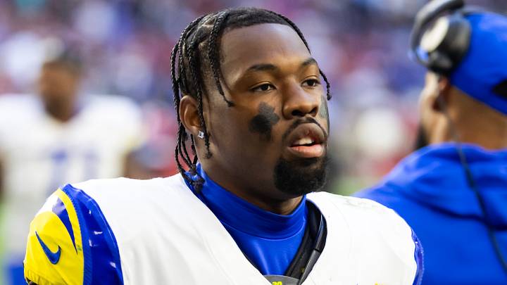 Los Angeles Rams cornerback Josh Wallace. Los Angeles Rams cornerback Josh Wallace.