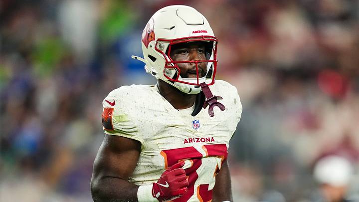 Arizona Cardinals running back Trey Benson Arizona Cardinals running back Trey Benson