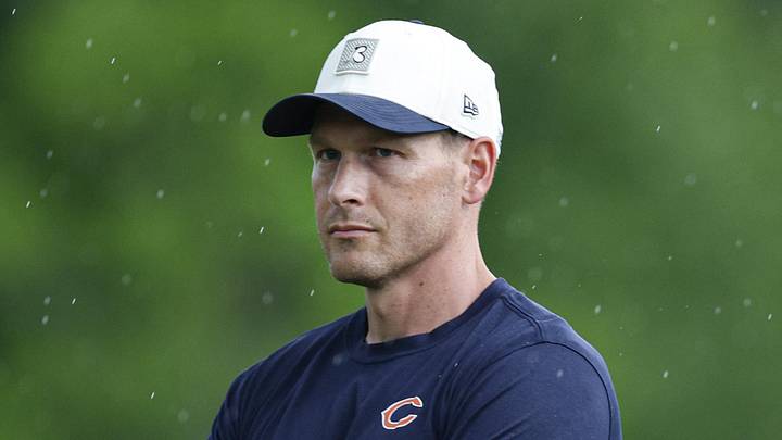 Chicago Bears head coach Ben Johnson