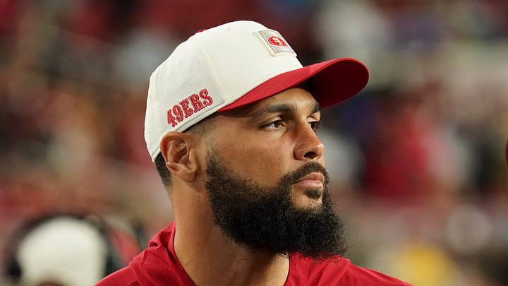 San Francisco 49ers wide receiver Mike Evans (5) San Francisco 49ers wide receiver Mike Evans (5)