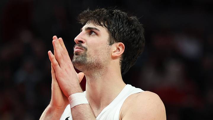 Mar 10, 2026; Portland, Oregon, USA; Portland Trail Blazers forward Deni Avdija (8) reacts to gameplay against the Charlotte Hornets during the second half at Moda Center. Mandatory Credit: Jaime Valdez-Imagn Images Mar 10, 2026; Portland, Oregon, USA; Portland Trail Blazers forward Deni Avdija (8) reacts to gameplay against the Charlotte Hornets during the second half at Moda Center. Mandatory Credit: Jaime Valdez-Imagn Images