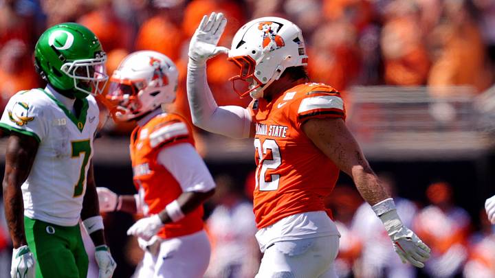 Oklahoma State's Ethan Wesloski. Oklahoma State's Ethan Wesloski.
