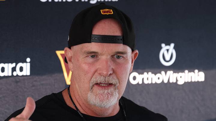 Washington Commanders head coach Dan Quinn 