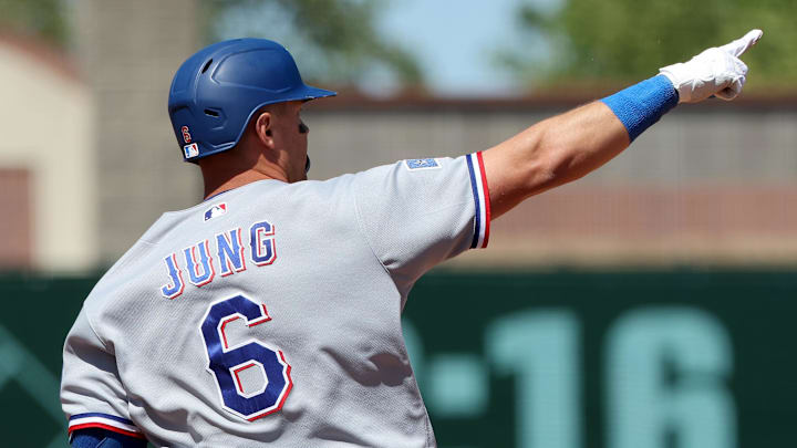 Josh Jung hits a home run. 