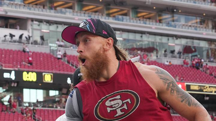 San Francisco 49ers tight end George Kittle (85) San Francisco 49ers tight end George Kittle (85)